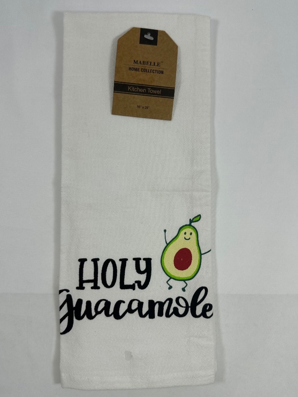 Mabelle Home Collection Kitchen Towel "Holy Guacamole", 16x28, NWT